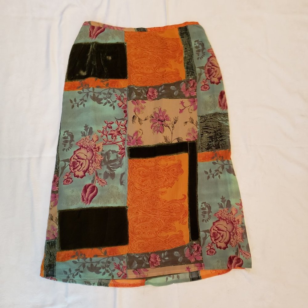 J.H. Collectibles Woman's Multicolored Skirt 16W